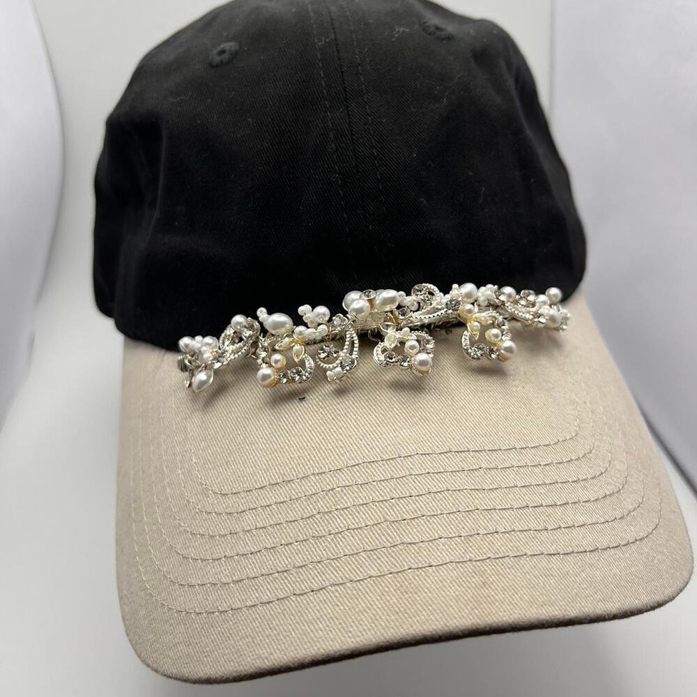 Beautiful black silver hat